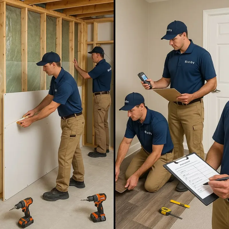 Repairs and Reconstruction process in Erath, LA